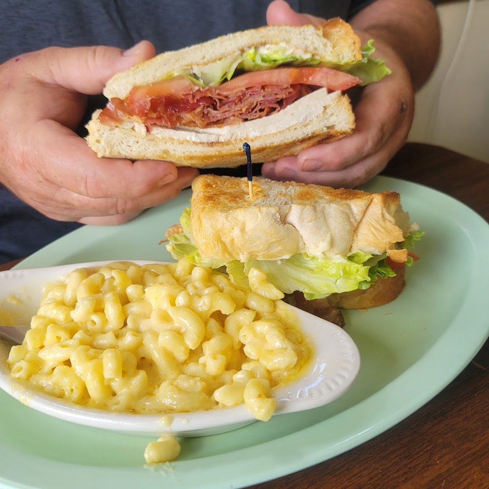 Turkey Club Made with Homemade Bread
